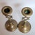Mid-Century Modern Pair of Brass Star of David Judaica Candle Holders, Mid-Century For Sale - Image 3 of 5
