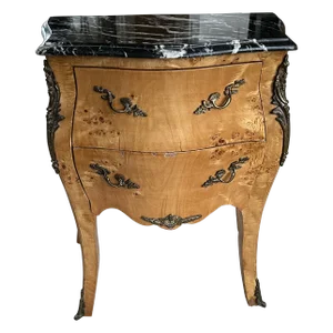 1980s French Style Wooden Nightstand