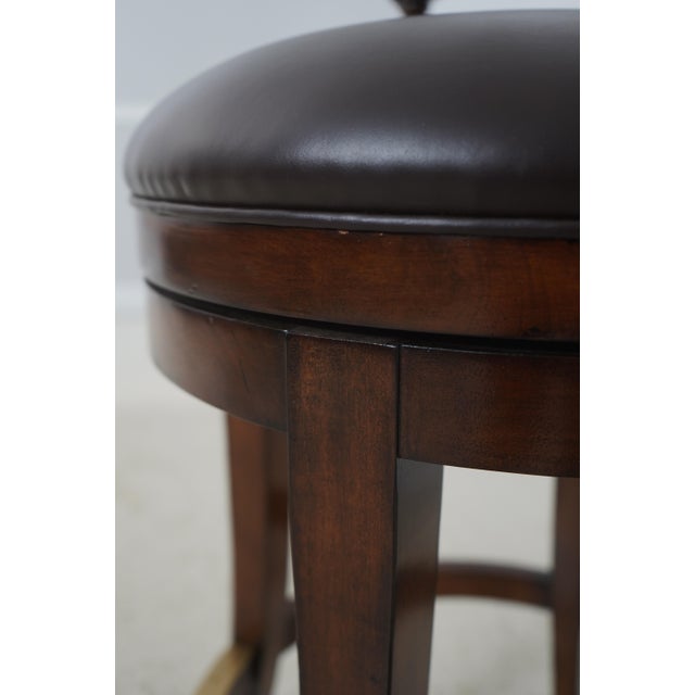 Set of 4 Swivel Seat Italian Style Bar Counter Stools For Sale - Image 15 of 18