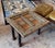 Vintage Marquetry Wood and Mother of Pearl Inlay Folding Game Table For Sale In Los Angeles - Image 6 of 10