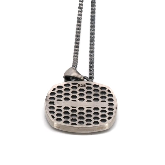 Silver Norse Viking Vegvisir Protection Symbols & Skull Pendant Sterling Silver Necklace For Sale - Image 8 of 12