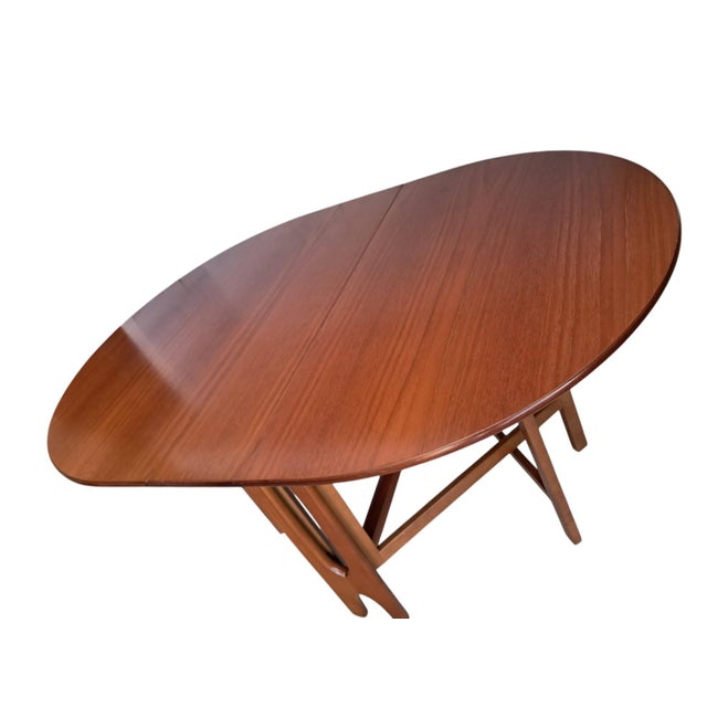 Mid-Century Modern Dining Table in Teak, 1970s For Sale - Image 13 of 18