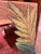 Brown Vintage Oversized Hand Carved Tropical Leaf Wall Mirror, Signed Heffner & Vatalaro For Sale - Image 8 of 12