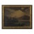 Antique 19th Century Tonalist Dark Mountainous Seascape (Oil on Canvas) For Sale
