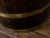 English Turn of the Century Oak Barrel with Brass Braces, circa 1900 For Sale - Image 9 of 9