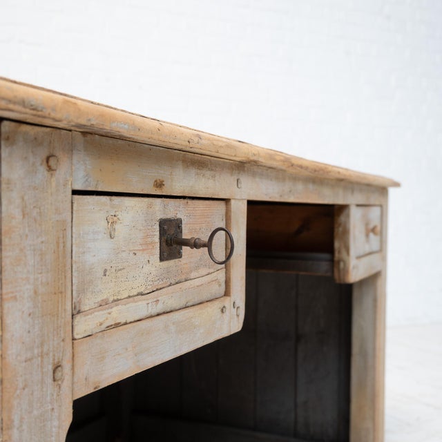 Wooden Drugstore Counter, 1920 For Sale - Image 6 of 10