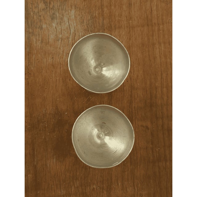 Metal Handcrafted Pewter Goblets by Svenskt Tenn, Set of 2 For Sale - Image 7 of 8