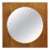 Large Oak Square Mirror, Former Czechoslovakia, 1970s For Sale