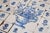 Antique Large Tiles Mural Panel, Blue & White Flowers and Vases, Portuguese, 18th Century For Sale - Image 9 of 18