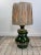 Vintage Shaded Green Ceramic Lamp, 1960s For Sale - Image 6 of 10