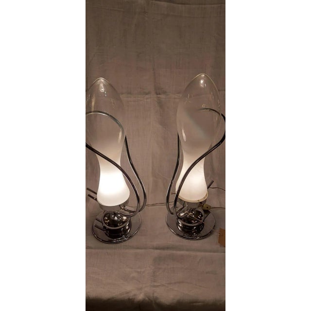 Vintage Table Lamps from Mazzega, Set of 2, in Flawless conditions. Designed 1970 to 1979 I have official proof of...