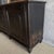 Vintage Style Black Painted Solid Wood 3 Door Cabinet With Working Locking Keys For Sale - Image 4 of 7