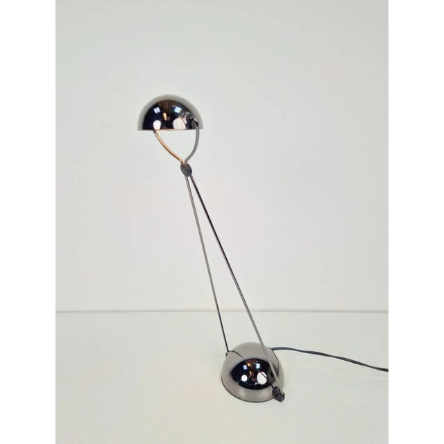 Silver Vintage Silver Meridiana Desk Lamp by Paolo Piva for Stefano Cevoli, 1980s For Sale - Image 8 of 8