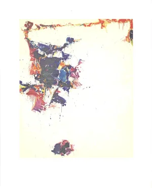 1995 Sam Francis 'The Whiteness of the Whale' Abstract Multicolor USA Serigraph