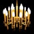 Esperia Brutalist Chandelier in Brass with 16 Arms by Angelo Brotto for Esperia, Italy, 1960s For Sale - Image 4 of 7