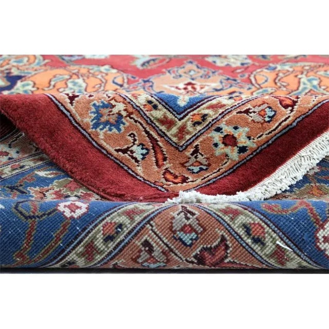 Traditional 1980s Persian Tabriz Area Rug 9’10” X 12’8″ For Sale - Image 3 of 9