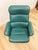 Teal Chairworks Teal Adjustable Recliner Stressless Style Vintage Lounge Chair Retro For Sale - Image 8 of 12