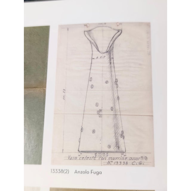 Amber Murano Glass Vase attributed to Anzolo Fuga, Italy, 1940s attributed to Anzolo Fuga For Sale - Image 15 of 18