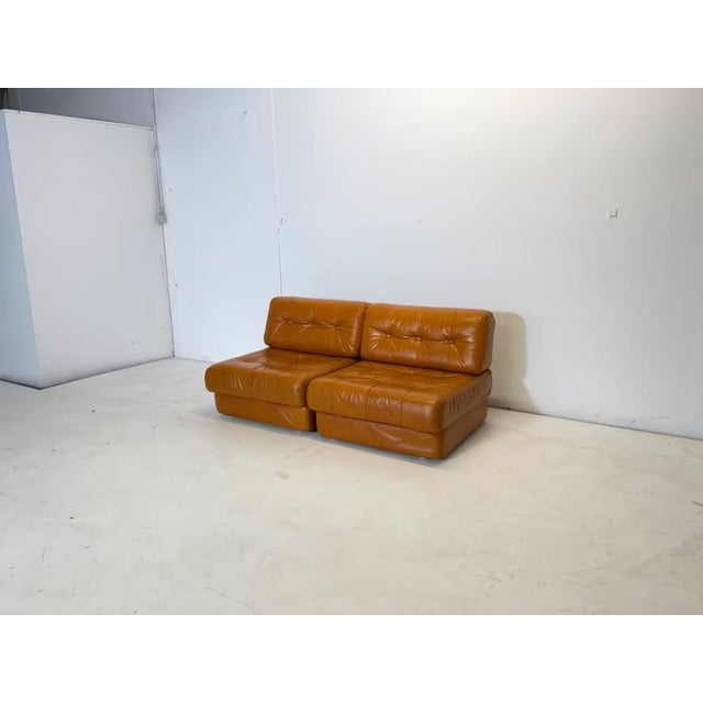 Daybed and Lounge Chairs in Leather from Wittmann, Set of 3 For Sale - Image 14 of 18