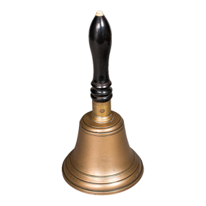 Antique Schoolmaster's Hand Bell, English, Bronze, Dinner Chime, Edwardian, 1910