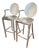 One Armed Aluminum Kong Bar Stools (Pair) by Philippe Starck for Emeco For Sale