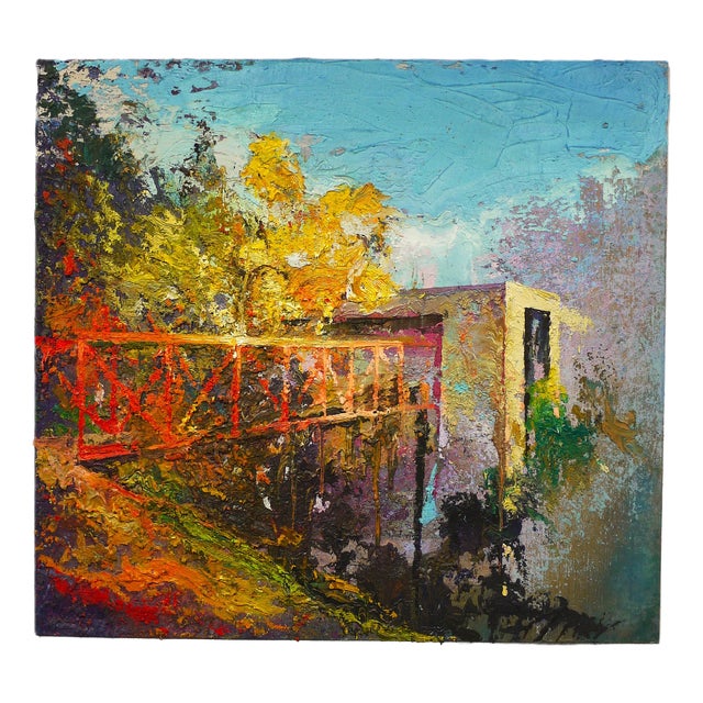 Riemer Den Ouden, Bridge, 2026, Oil Painting on Canvas For Sale