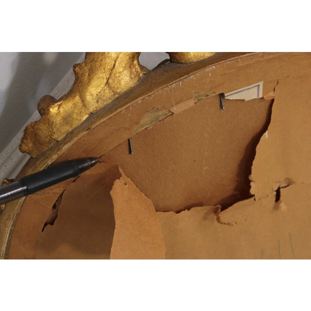 Friedman Brothers Chippendale Gilt Frame Arch Top Tall Wall Mirror For Sale - Image 13 of 13
