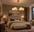 Handcrafted Brass 6-Light Chandelier With Natural Alabaster Globe Shades, Dining Room & Kitchen Island Lighting For Sale - Image 6 of 10
