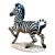 Vintage Italian Ceramic Zebra Sculpture For Sale