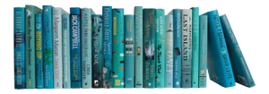 Decorative Books - Gulf Breeze Dust Jacket Books - Blue Books By The Foot