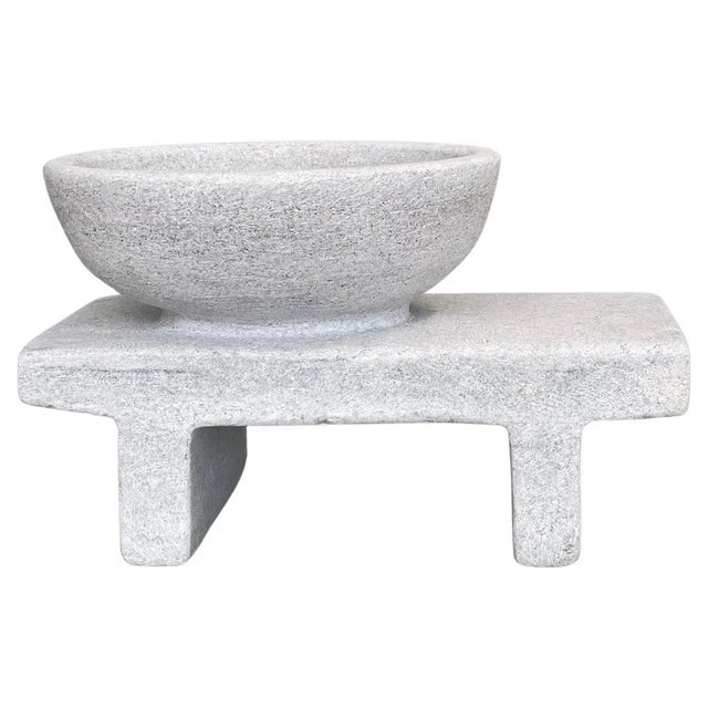 Hand Carved Marble Vessel by Tom Von Kaenel For Sale - Image 6 of 6