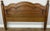 Vintage French Style Oak Headboard For Sale - Image 9 of 9