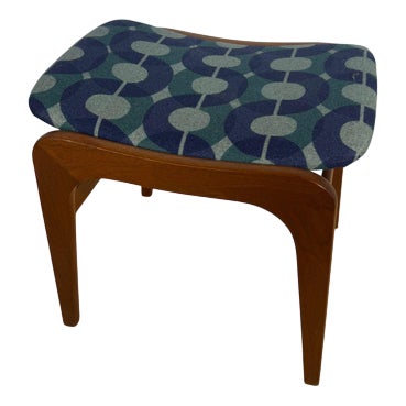 Vintage Danish Teak Ottoman, 1960s For Sale