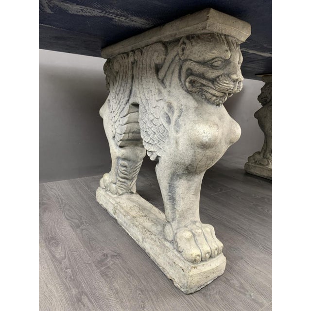 Stone 20th Century Marble Dining Table, 1950s For Sale - Image 7 of 11