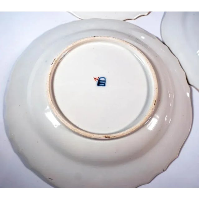 Antique Viennese Imperial Porcelain Plates, 1750, Set of 6 For Sale - Image 10 of 12