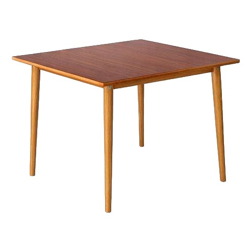 Mid-Century Square Formica Dining Table, Former Czechoslovakia For Sale
