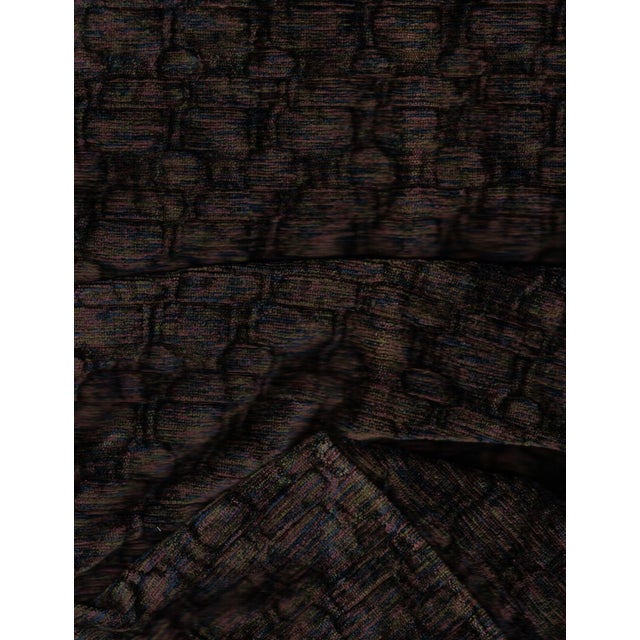 Modern Ast Fabrics Multi-Hued Textured Chenille Fabric 23 Yard Lot For Sale - Image 3 of 8