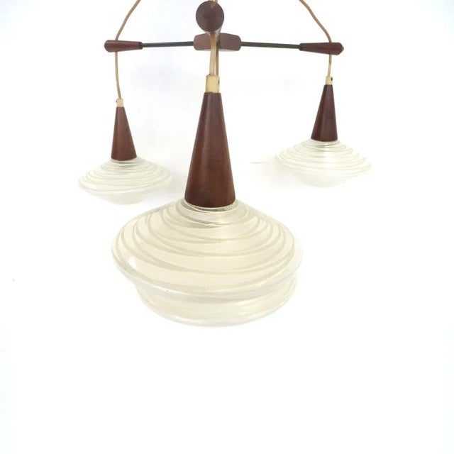 1960s Vintage Lamp with Four Light Points, 1960s For Sale - Image 5 of 8