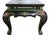 Vintage Chinese Ebonized, Polychromed & 3 Cloisonne Disk Coffee Table 20thC For Sale - Image 15 of 18