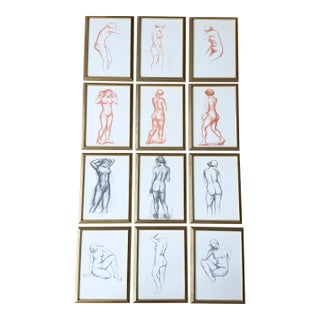 Mid 20th Century Suite of Twelve Aristide Maillol Lithographs For Sale