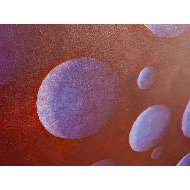 Paul Brach, Spheres Blue Bolero Pop Art Abstract Oil Painting New York School For Sale - Image 4 of 13