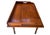 Antique English Mahogany Reading Breakfast Table with Gallery Sides Pierced Grip Handles and Turned Legs For Sale - Image 10 of 17