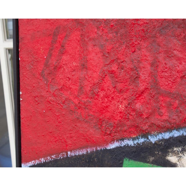 Late 20th Century Abstract Oil on Canvas Painting by James L. Bruch For Sale - Image 5 of 8