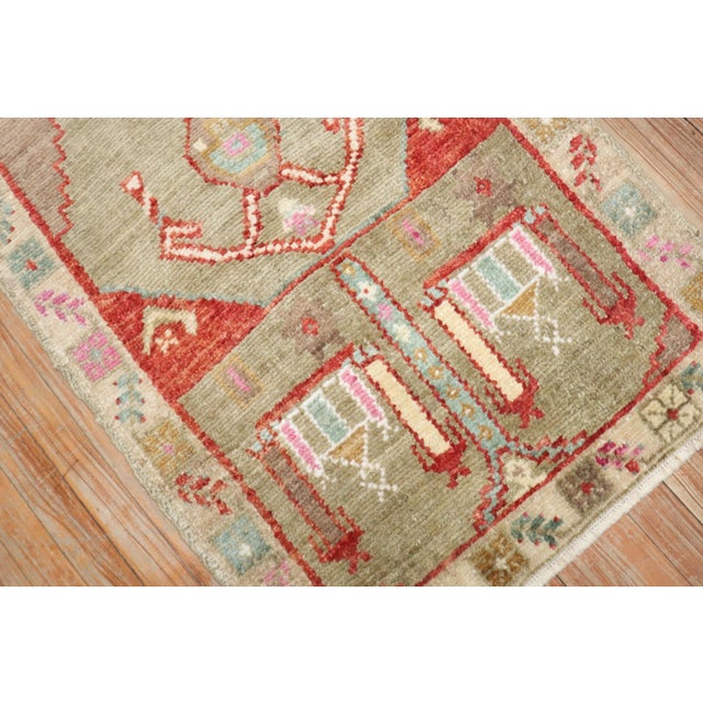 Mid 20th century Turkish Kars Small Rug