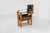 Oak & Leather Safari Chair For Sale - Image 9 of 10