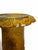 Early 20th Century Antique Brush-McCoy Blended Glaze Iris Majolica Pedestal For Sale - Image 5 of 7