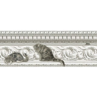 Cole & Son Cats Wallpaper Border Rolls - A Pair For Sale