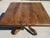 19th Century Square Walnut Pedestal Table For Sale - Image 11 of 18