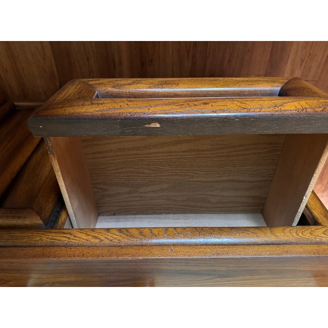 Wood Five-Piece Brutalist Bedroom Set For Sale - Image 7 of 10