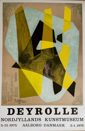 Nordjyllands Kunstmuseum Exhibition Poster after Jean Deyrolle, Denmark